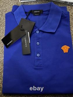 Brand New VERSACE MEDUSA HEAD POLO With Tags All Authentication LARGE