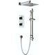 Bristan Cobalt Dual Concealed Mixer Shower With Shower Kit And Fixed Head