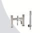 Brushed Stainless Steel Bath Tap With Small Shower Head Luxury Quality