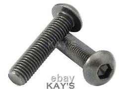 Button Head Screws Allen Key Bolts Self Colour 10.9 High Tensile M8 M10 M12