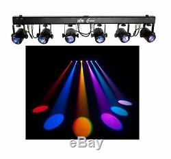 CHAUVET 6SPOT 6 Head RGB LED DJ Dance Effect DMX Stage Spot Light System + Bag