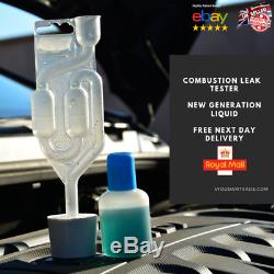 COMBUSTION LEAK TESTER KIT CO2 PETROL HEAD GASKET TEST FLUID BLOCK 2min Test