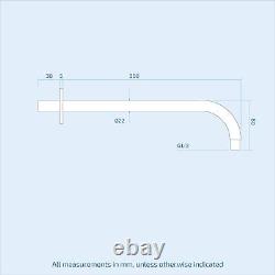 Calla Round Concealed 2 Way 3 Dial Thermostatic Valve Shower Head And Handset