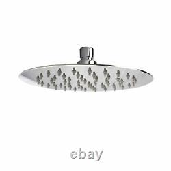 Calla Slim Shower Head Concealed Thermostatic Mixer Valve And Shower Rail Kit