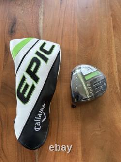 Callaway Epic speed Driver Head Only + Headcover 10.5 Brand New Left Hand