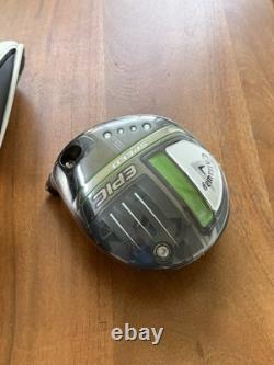 Callaway Epic speed Driver Head Only + Headcover 10.5 Brand New Left Hand