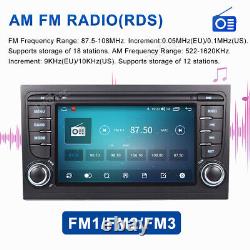 Car Stereo GPS Radio Android 12.0 CarPlay WiFi 8-Core DSP RDS For Audi A4 S4 RS4