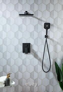 Casta Diva Shower System incl. 10'' Square Rain Shower Head Handheld Shower Sp