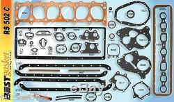 Chevy 216 235 Full Engine Gasket Set BEST 1937-53 COPPER Head+Manifold+Oil Pan