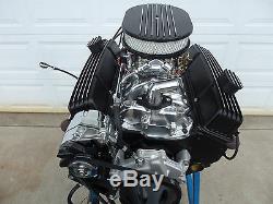 Chevy 383 Turn Key Roller Stroker Engine Black Thunder Series Crate Motor