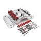 Chevy Bbc 454 Hyd Ft Cylinder Head Top End Engine Combo Kit Polished