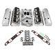 Chevy Sbc 350 Hyd Ft 190cc Straight Plug Cylinder Head Top End Engine Combo Kit