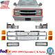 Chrome Grille + Reflector + Head + Signal Lights For 1995-1999 Chevy C/k Trucks
