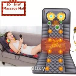 Comfier Full Body Massage Mat Heat-Back Massage Mattress Shiatsu Remote 30 Heads