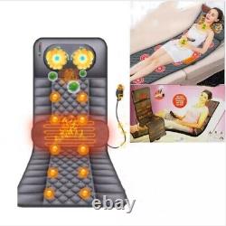 Comfier Full Body Massage Mat Heat-Back Massage Mattress Shiatsu Remote 30 Heads