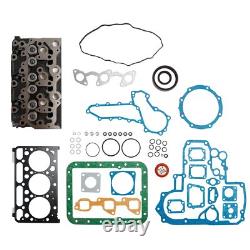 Complete Cylinder Head & Full Gasket Kit Compatible With Kubota D1703 Engine BT