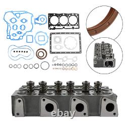 Complete Cylinder Head With Valve Spring & Gasket Kit For Kubota D1105 RTV1100 R