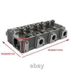 Complete Cylinder Head With Valve Spring & Gasket Kit For Kubota D1105 RTV1100 R