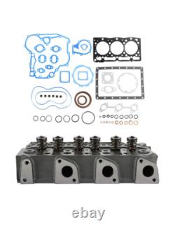 Complete Cylinder Head With Valve Spring & Gasket Kit For Kubota D1105 RTV1100 R