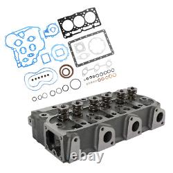 Complete Cylinder Head With Valve Spring & Gasket Kit For Kubota D1105 RTV1100 R