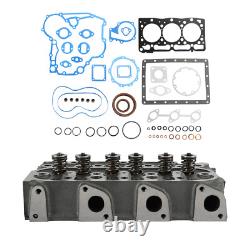 Complete Cylinder Head With Valve Spring & Gasket Kit For Kubota D1105 RTV1100 R