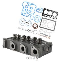 Complete Cylinder Head With Valve Spring & Gasket Kit For Kubota D1105 RTV1100 R