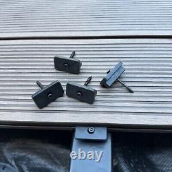 Composite Decking T Clips / Spacers / Hidden Fixing with Black Screw