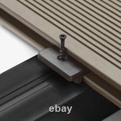 Composite Decking T Clips / Spacers / Hidden Fixing with Black Stainless Screw