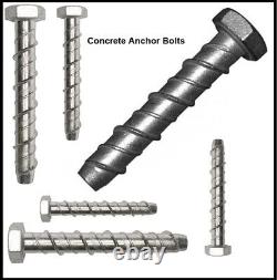 Concrete Screwbolts Masonry Anchor Bolts MultiFix Serbolts New Extended Range