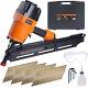 Construction Framing Nail Gun Air Nailer 34º 3-1/2 Clipped Head 50-90mm Nailgun