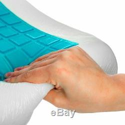 Cooling Orthopedic Memory Foam Contour Cervical Pillow Gel Firm Head Neck Back