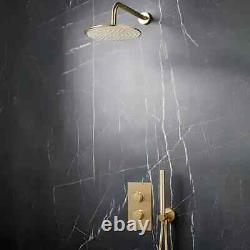 Core Brushed Brass BIV Shower Pack, Concealed Shower Valve and Heads