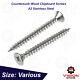 Countersunk Self Tapping Wood Screws Chipboard Screws Stainless Steel A2 Grade
