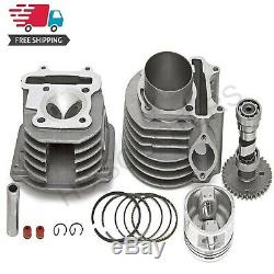 Cylinder and Head 63mm Alloy Big Bore Kit GY6 150cc Scooters Mopeds Performance