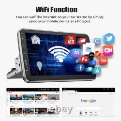 DAB+ Single Din Apple CarPlay Android 14 Rotatable Car Radio Stereo Head Unit