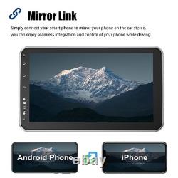 DAB+ Single Din Apple CarPlay Android 14 Rotatable Car Radio Stereo Head Unit