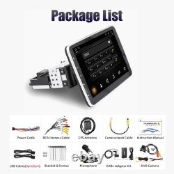 DAB+ Single Din Apple CarPlay Android 14 Rotatable Car Radio Stereo Head Unit