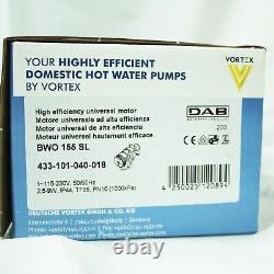 DAB Vortex BWO 155 SL Domestic Hot Water PUMP HEAD ONLY NEW