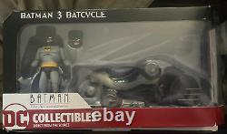 DC Collectibles Batman The Animated Series Batcycle & PERFECT COND Figure Set