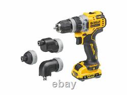 DEWALT DCD703L2T-GB 12V 2x3Ah XR BL 4 x Multi-Head Drill Driver