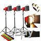 Dimmer 3x Tungsten 800w Redhead Red Head Video Studio Continuous Light Focus Ear