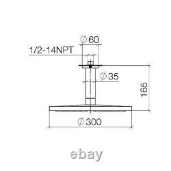 Dornbracht Ceiling-Mounted Rain Shower 300mm Chrome BNIB UK Stock RRP OVER £950