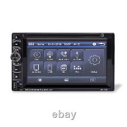 Double 2 DIN Head Unit Car Stereo CD DVD Player Touch Screen Mirror Link for GPS