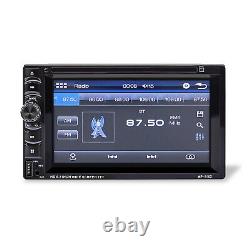 Double 2 DIN Head Unit Car Stereo CD DVD Player Touch Screen Mirror Link for GPS