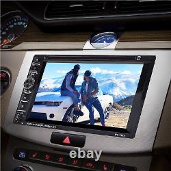 Double 2 DIN Head Unit Car Stereo CD DVD Player Touch Screen Mirror Link for GPS