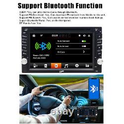 Double 2Din 6.2 Car Stereo DVD GPS Player Head Unit In Dash Bluetooth Radio+Cam
