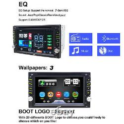 Double 2Din 6.2 Car Stereo DVD GPS Player Head Unit In Dash Bluetooth Radio+Cam