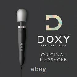 Doxy Original Wand Body Massager Multi Speed Strong Vibration Black