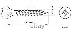 Drywall Plasterboard Screws Bugle Head Coarse Thread Black Phosphate