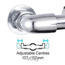 Dual Control Thermostatic Exposed Shower Mixer Valve 137mm 150mm Centres + Riser